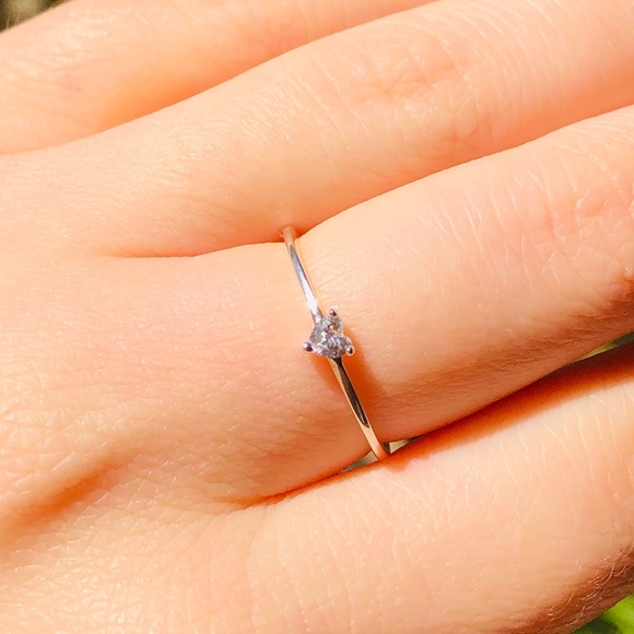 🤍💍New delicate heart sterling silver ring - Picture 6 of 6